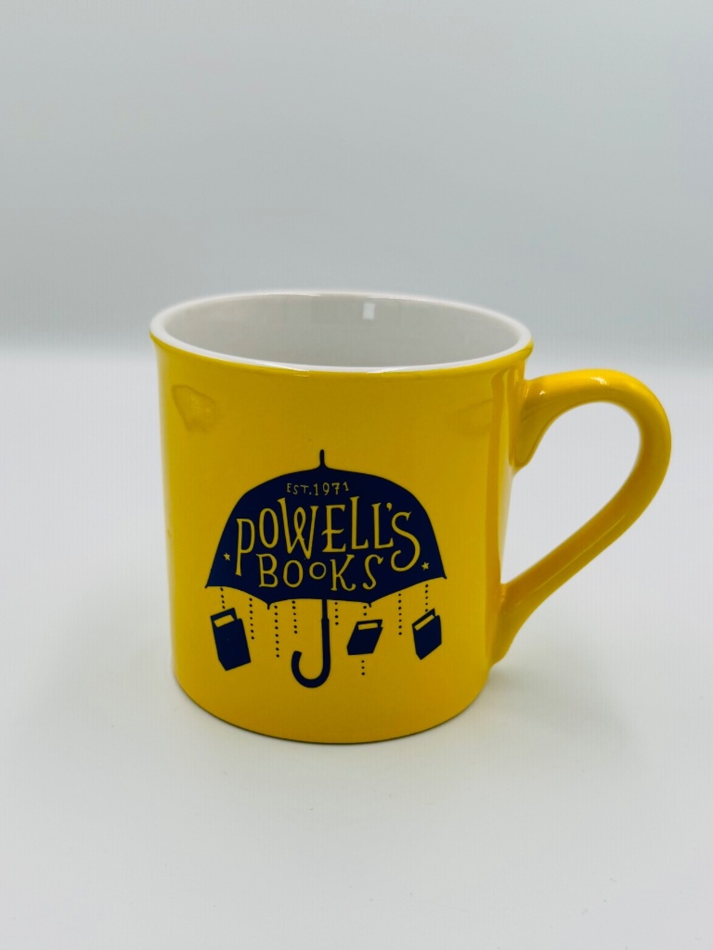 Powell's Books Yellow Ceramic Mug Legendary Independent Bookstore Est. 1971 14oz